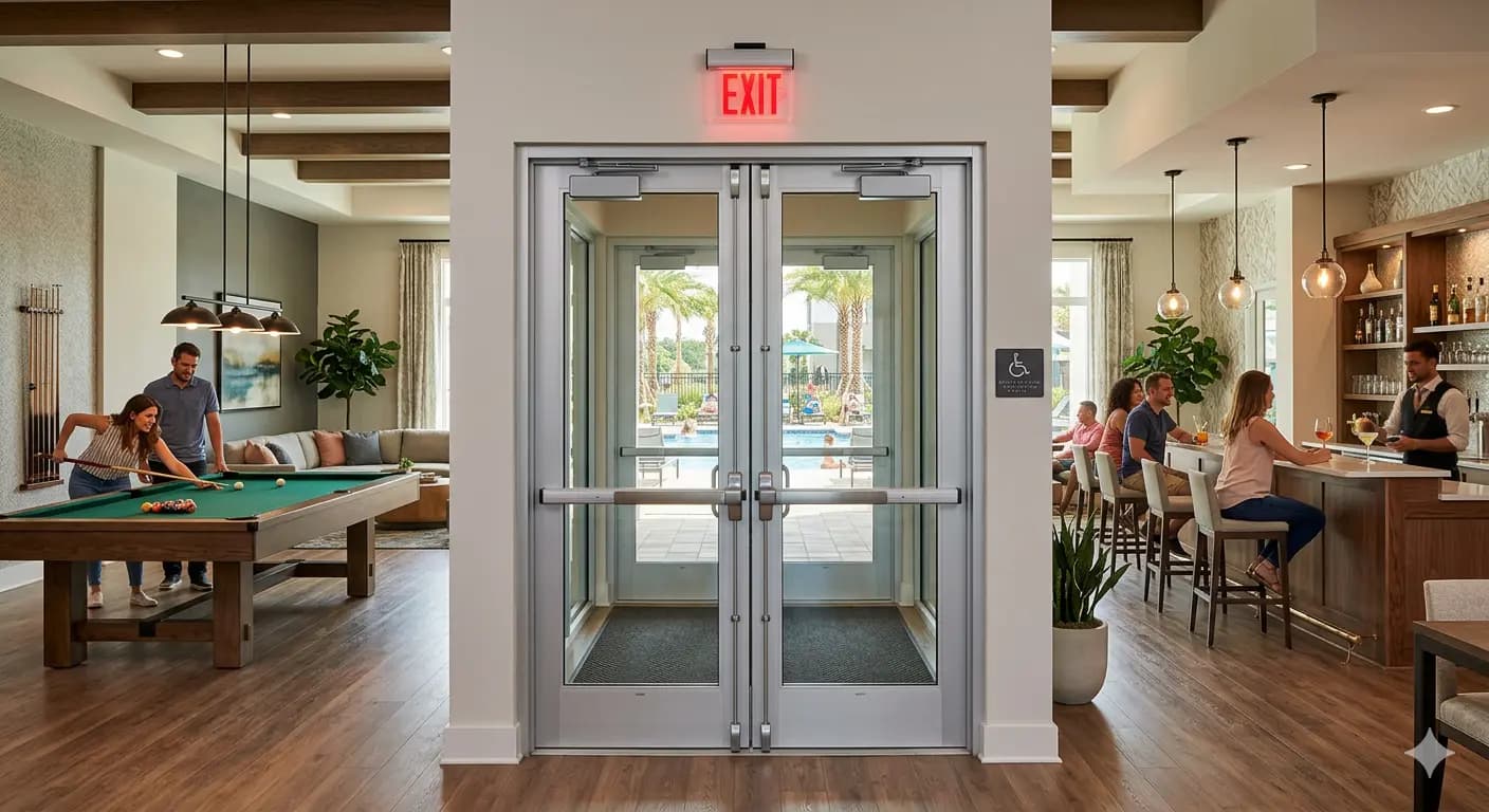 High-security Grade 1 locks and eCylinder systems in apartment building